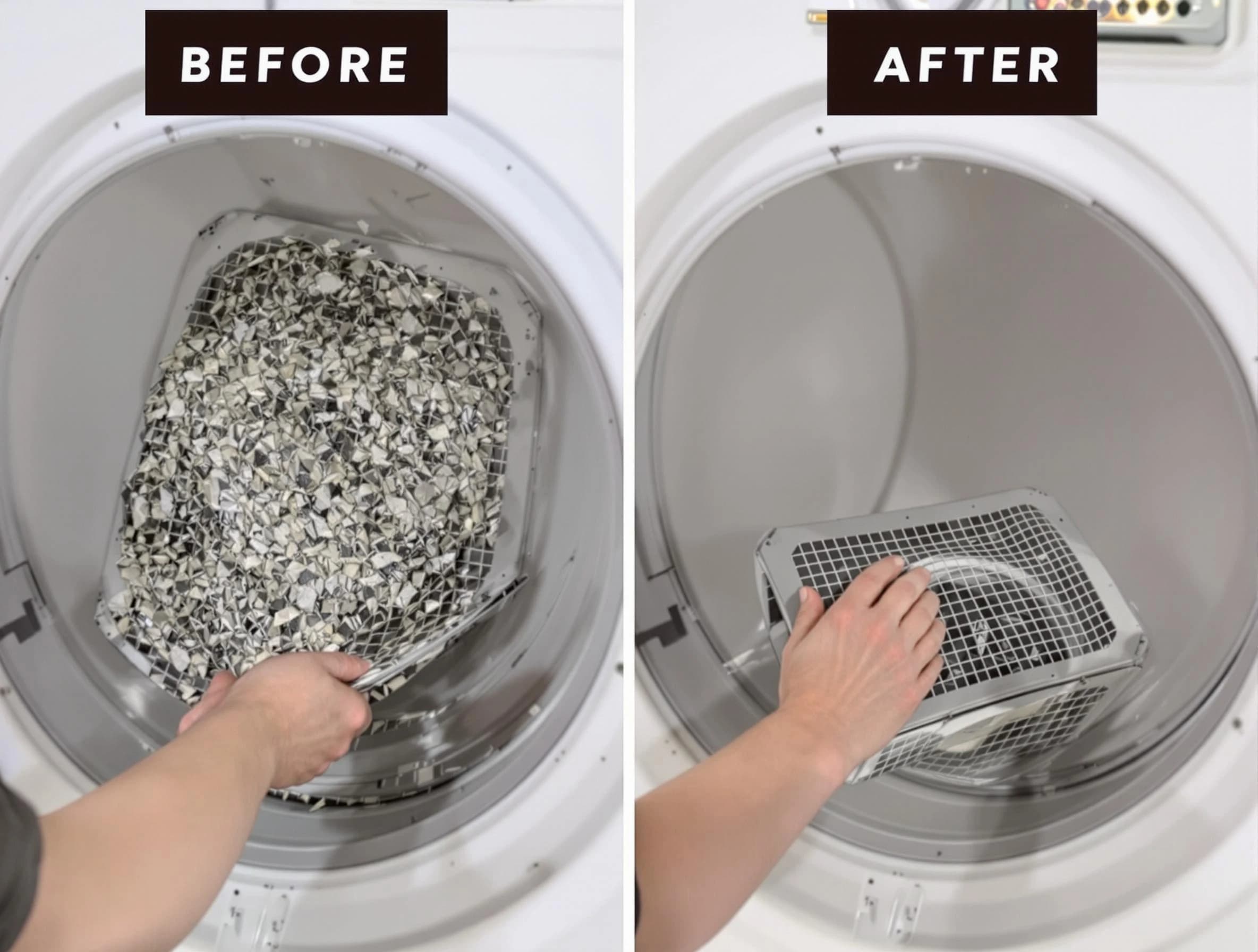 Professional lint trap cleaning by Mableton Dryer Vent Cleaning in Mableton