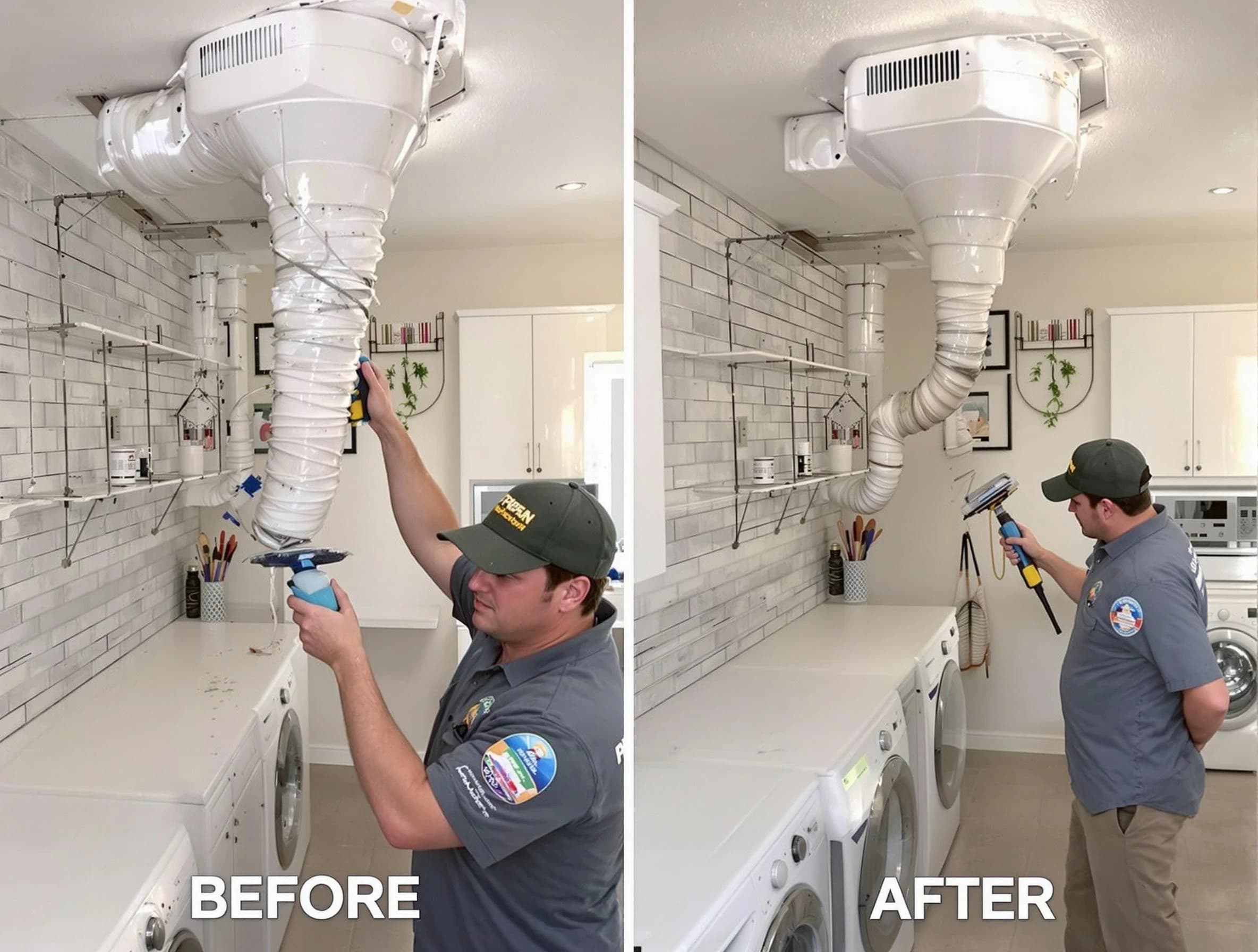 Professional dryer exhaust vent cleaning by Mableton Dryer Vent Cleaning in Mableton