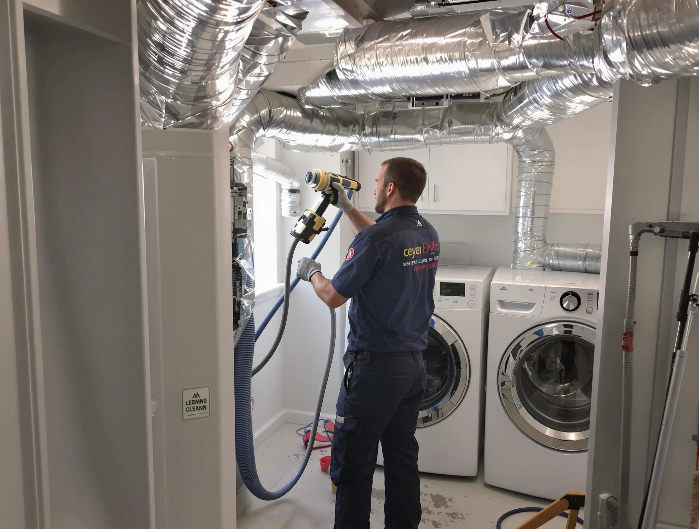 Mableton Dryer Vent Cleaning specialist using advanced equipment for thorough duct cleaning in Mableton